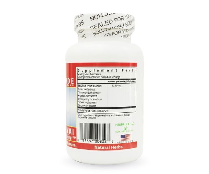 Herbal Fx #2A SHOULDERGARDE – Toan Chan ĐAU GÁY VÀ BẢ VAI – 100 Capsules – 450mg