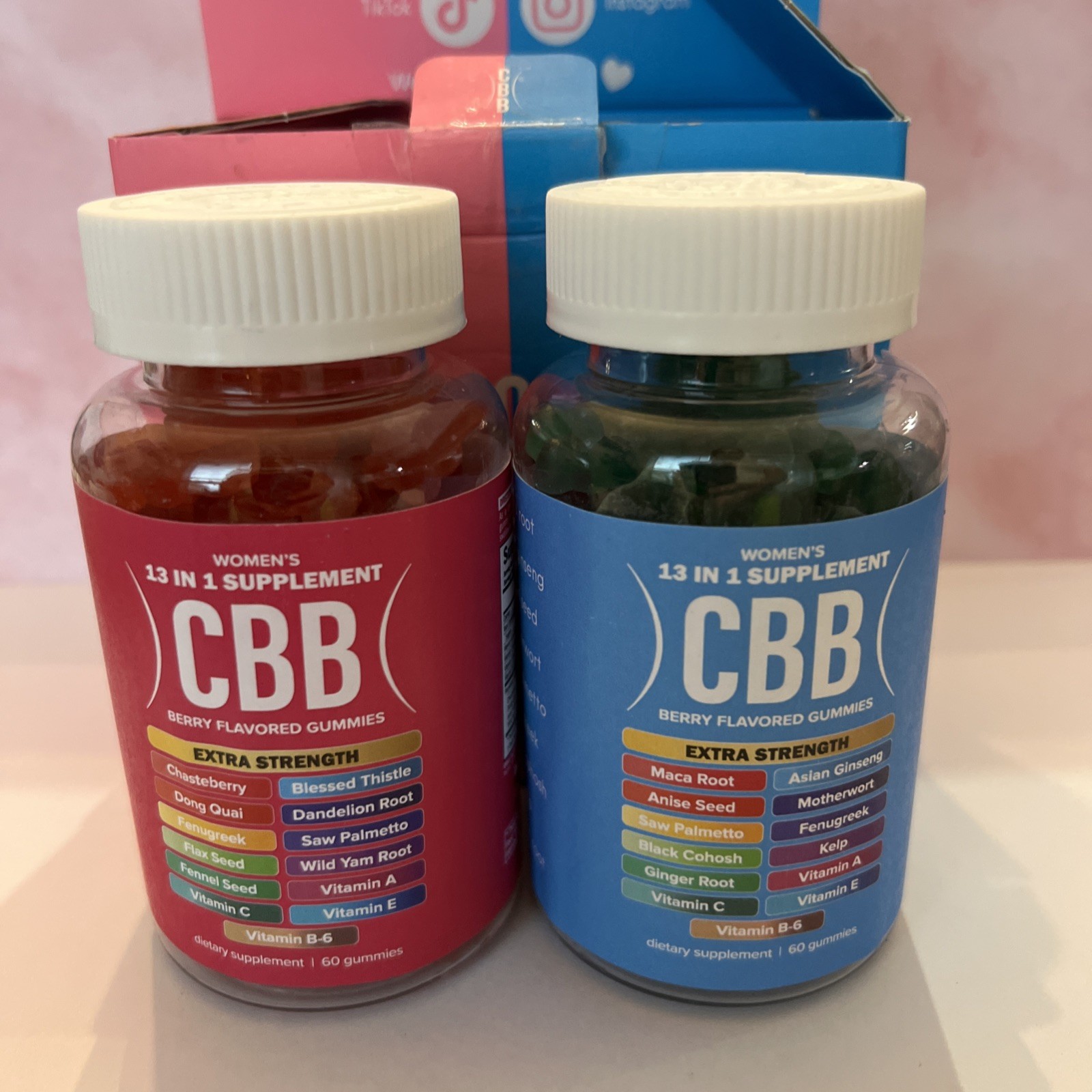 NEW CBB Curvy Body Bears Top & Booty Support 120 Gummies