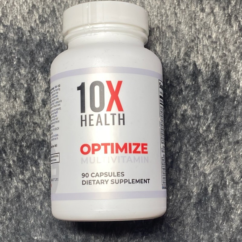 10X Health Optimize Multivitamin 90 Capsules Nutrition Supplement New Sealed