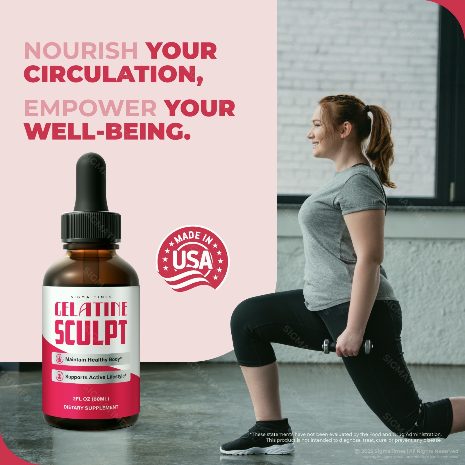 Gelatine Sculpt Drops, Natural Metabolism Support & Healthy Weight Loss – 3 Pack