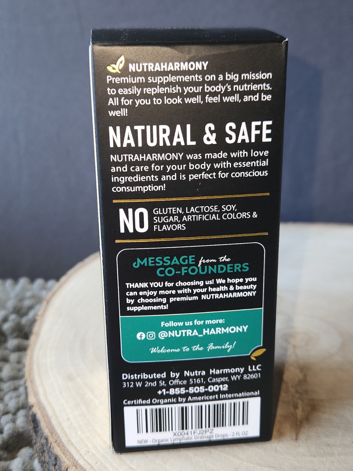 Nutra Harmony Natural Lymphatic Drainage Supplement 8-in-1 60ML Exp 4/2028