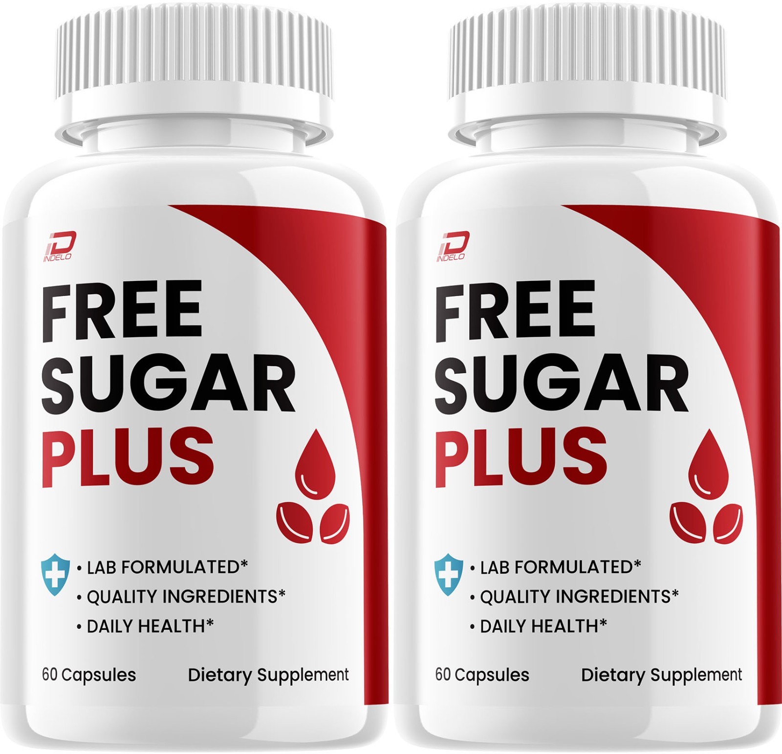 (2 Pack) Free Sugar Plus Capsules – Free SugarPlus Natural Blend Glycogen
