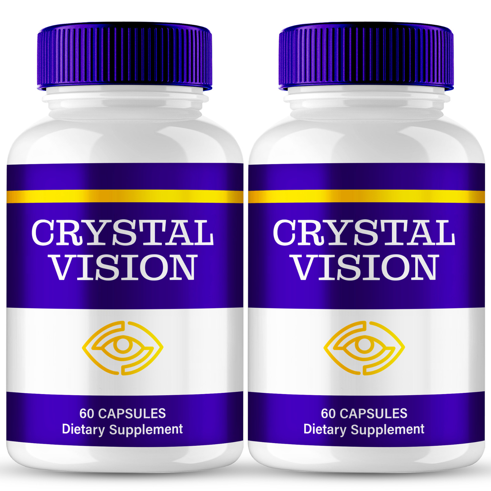 (2 Pack) Crystal Vision Eye Support Pills, CrystalVision Overall Eye Health