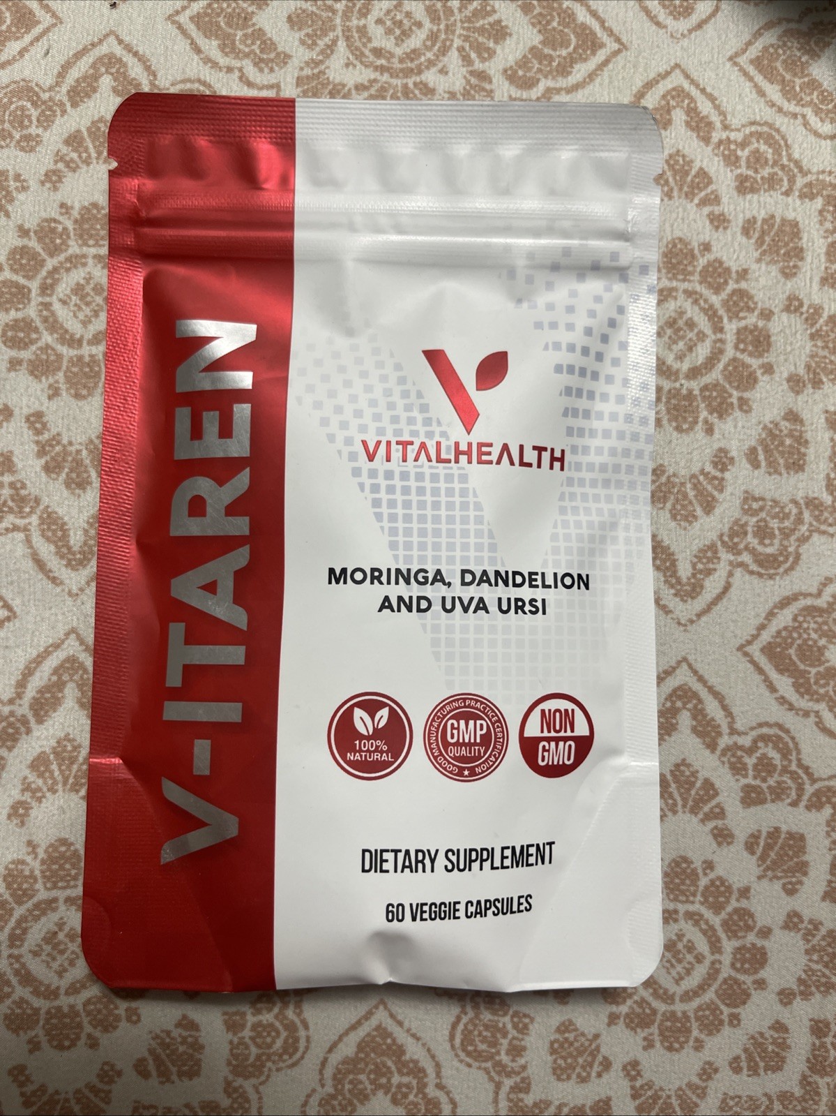 VitalHealth V-Itaren 60 Veggie Capsules – New! Vital Health! Exp 3/2027