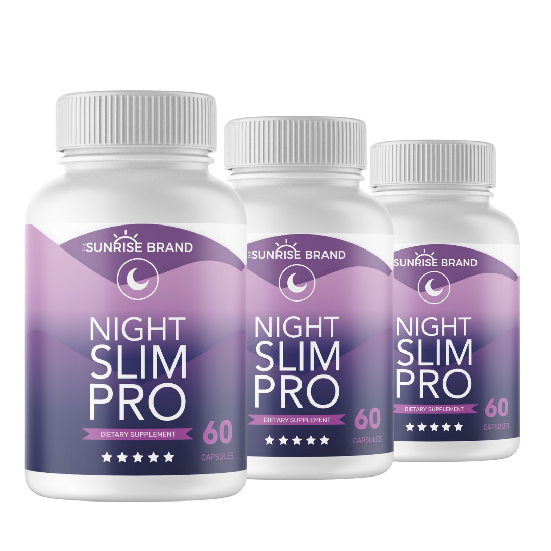Night Slim Pro Improve Sleep Metabolism Energy Lose Weight 3 Pack – 180 Capsules