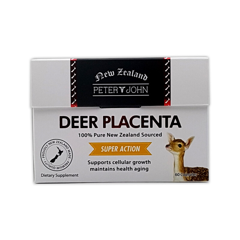 PETER AND JOHN NEW ZEALAND Deer Placenta 60capsules