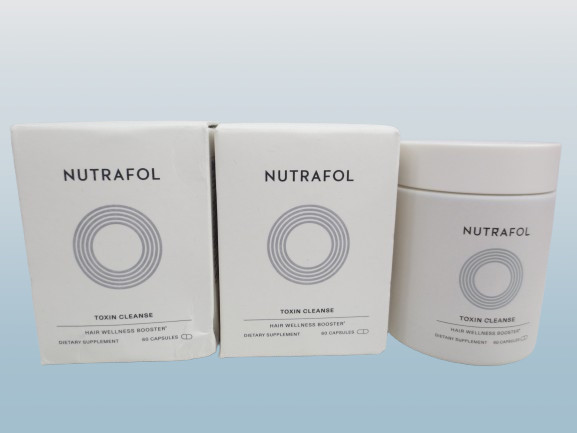 Nutra～ Toxin Cleanse Hair Wellness Booster 60ct exp 2027 BOXED LOT OF 2