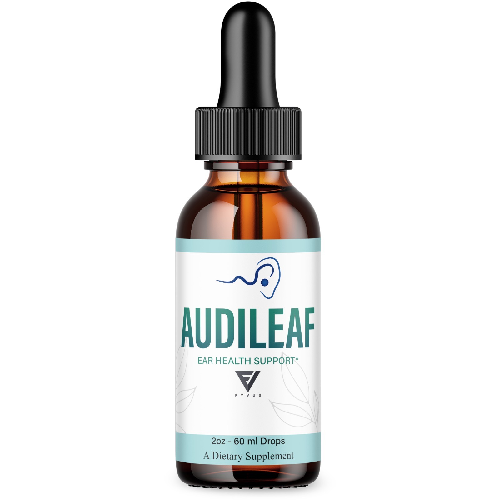 Audileaf Drops, Audileaf Tinnitus Support Liquid Supplement (2oz)