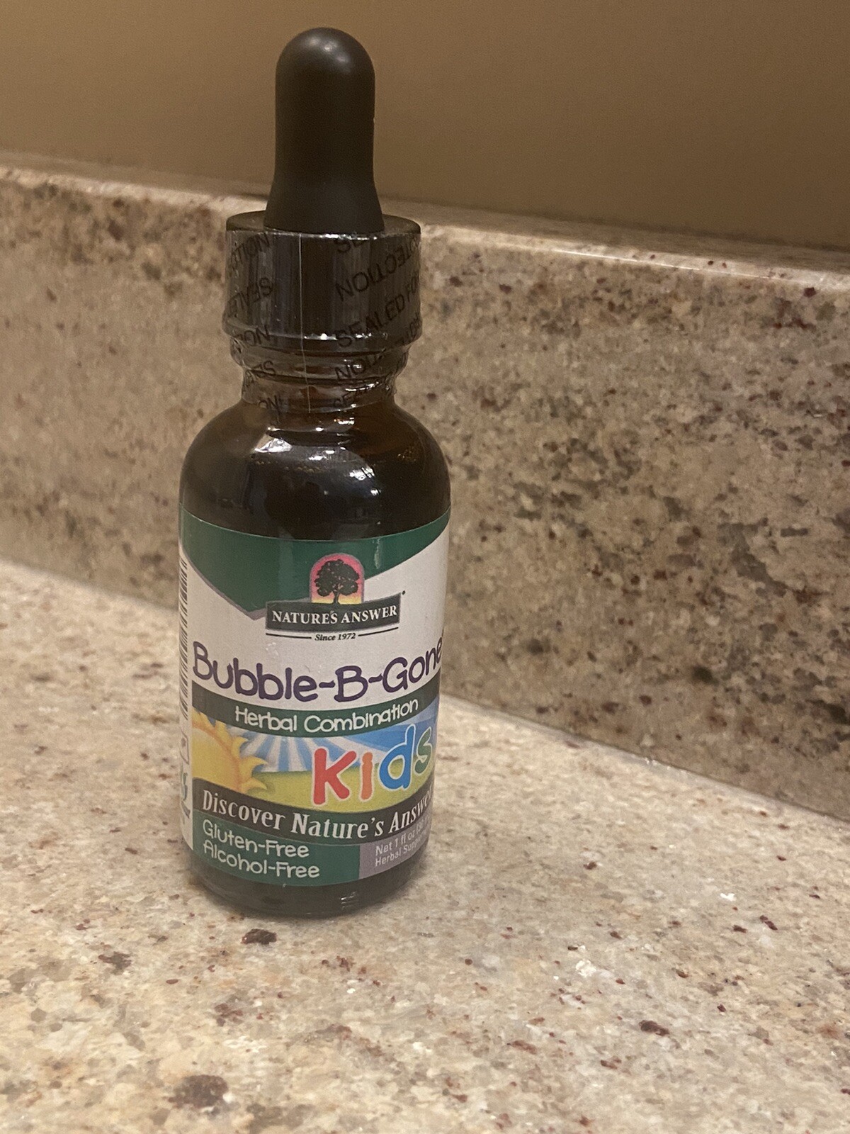 Nature’s Answer Bubble-B-Gone for Kids 1 Fl Oz 30ml New Sealed Exp 7/2025