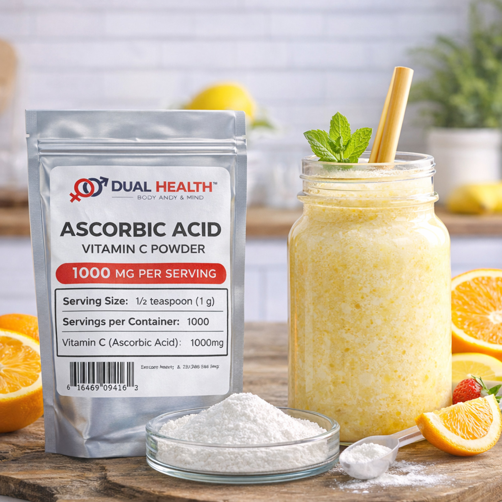 ASCORBIC ACID- Pure Vitamin C Powder Non-GMO Non Irradiated