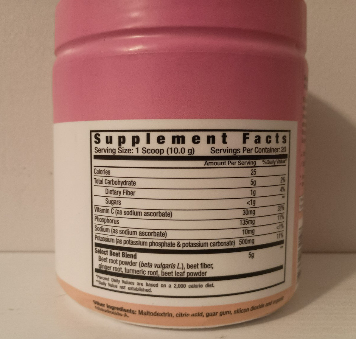 Rx Select® Beets with Turmeric and Ginger Dietary Supplement 7.1 oz 09/2028