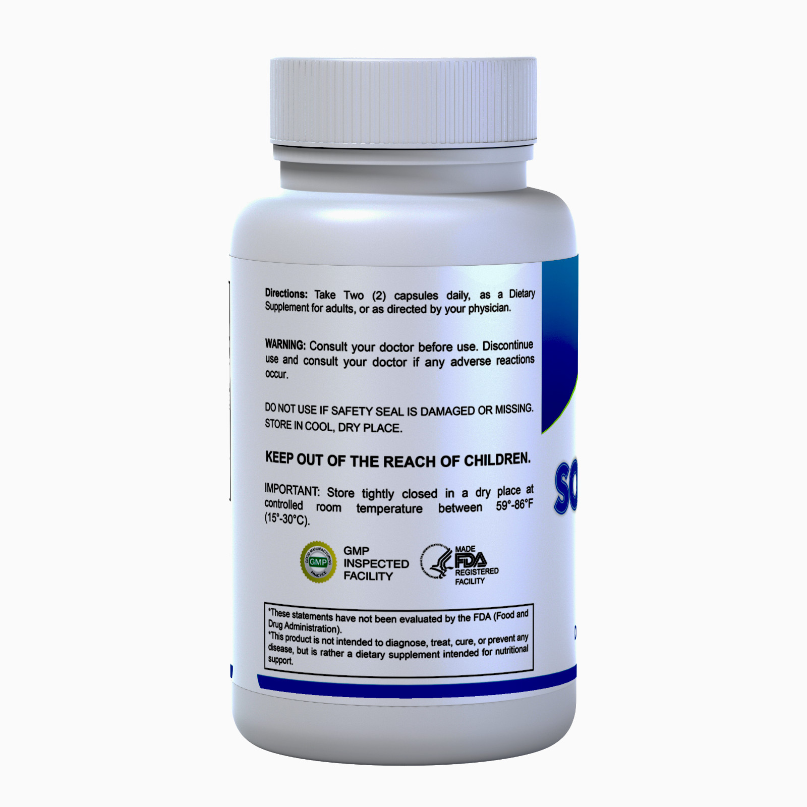 SOAMPROST – Prostate Supplements for Men – Saw Palmetto for Men – 60 CAPSULES
