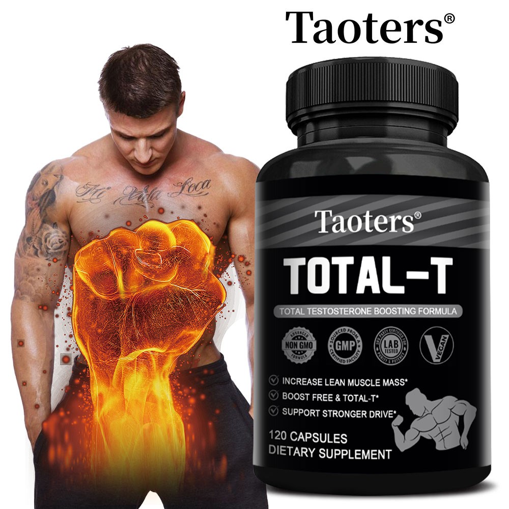 TOTAL-T – Testosteron Booster for Men, Improve Muscle Strength-FOR MEN WOMEN