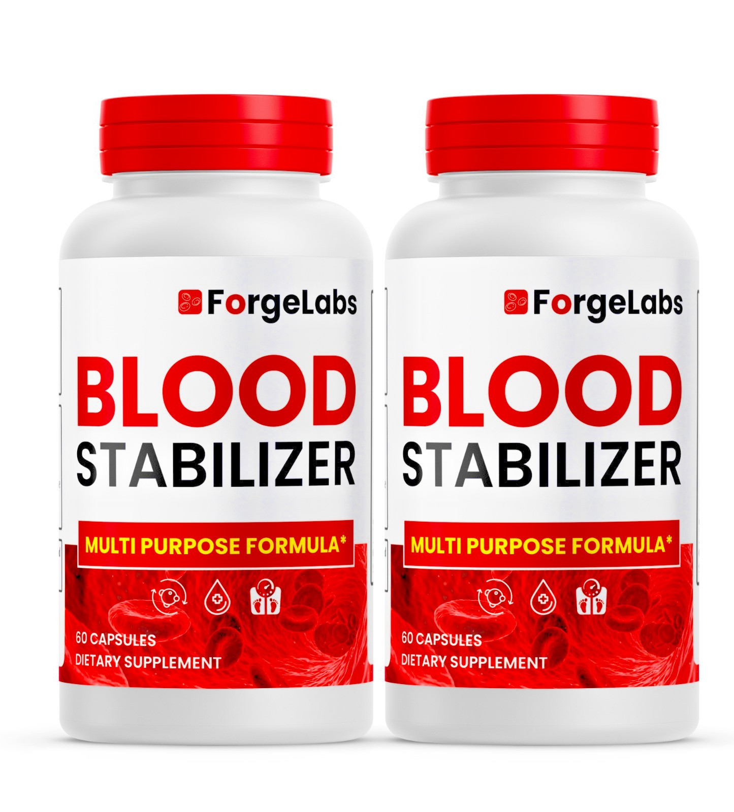ForgeLabs Blood Stabilizer, Multi Purpose Formula dietary supplement (120ct)