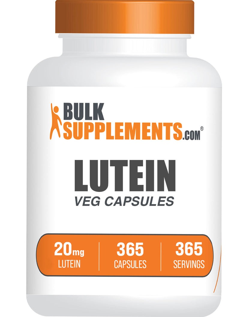 BulkSupplements Lutein Capsules – Available in 20mg, 40mg