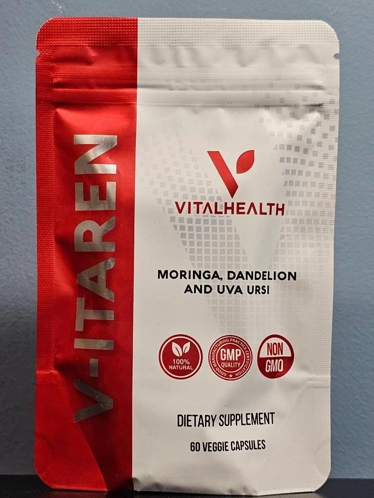 VitalHealth V-Itaren 60 Veggie Capsules – New/Sealed! Vital Health Exp 5/2027
