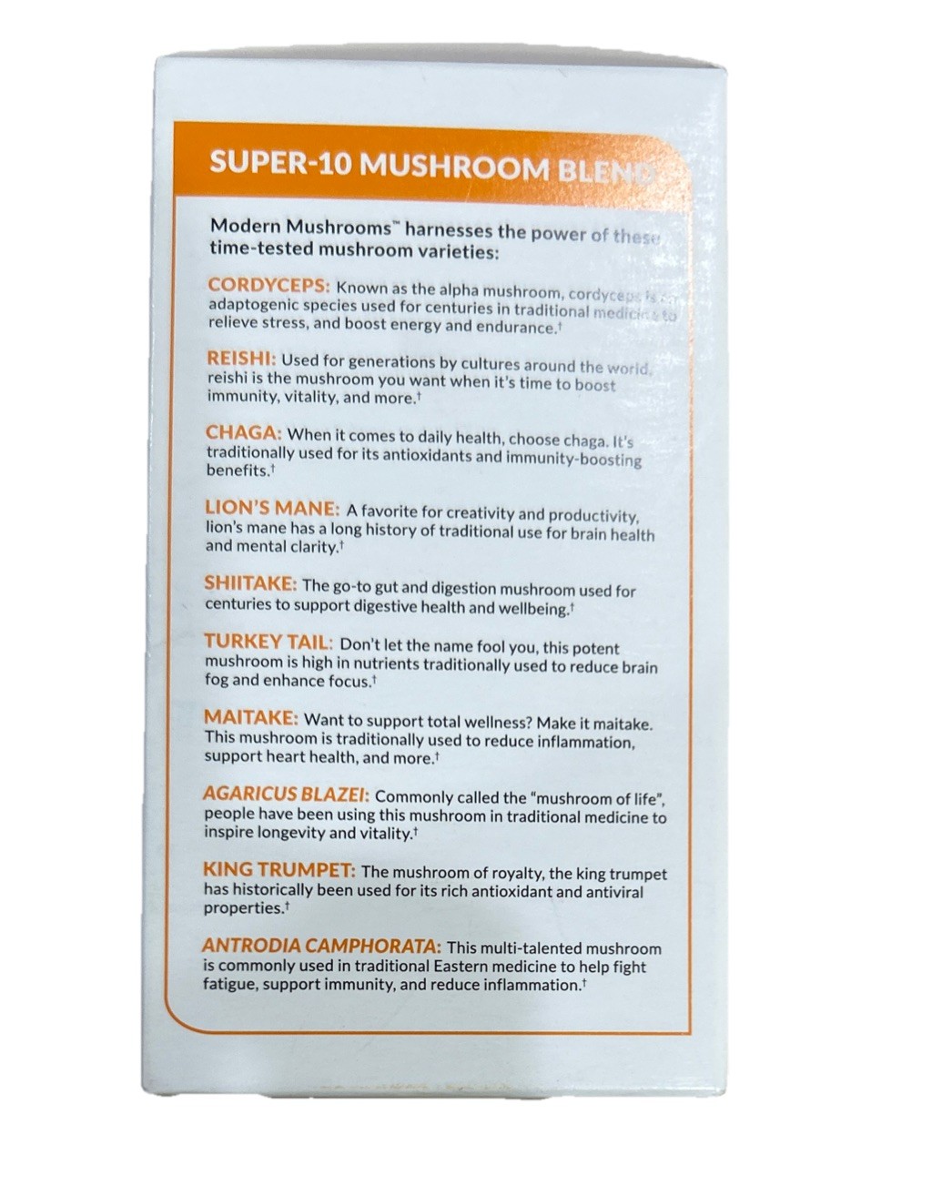 Force Factor MODERN MUSHROOMS 10-Mushroom Superfood Blend 90 capsules 06/28