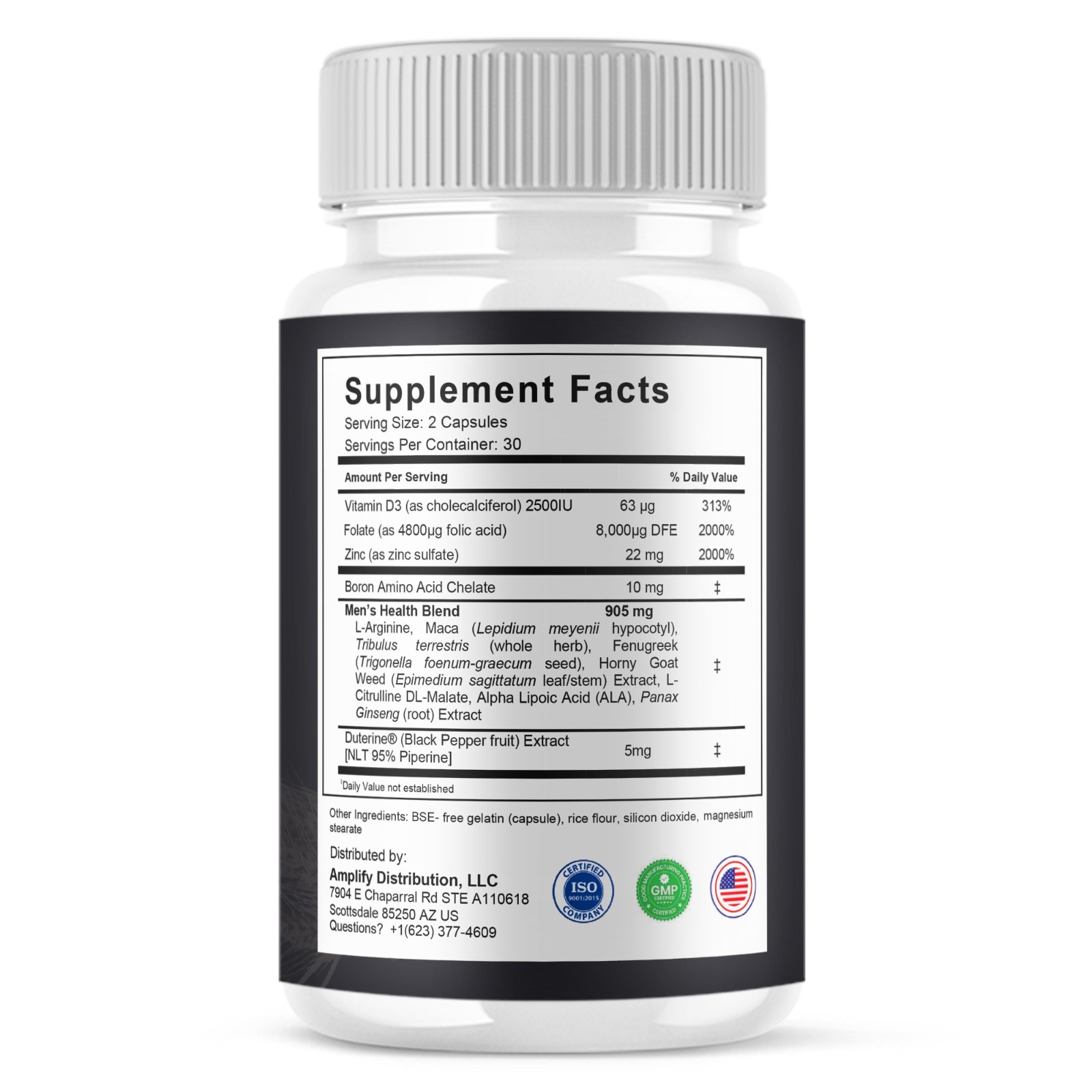 (5 Pack) Vital Pro Capsules, Vital Pro Performance Supplement (300 Capsules)