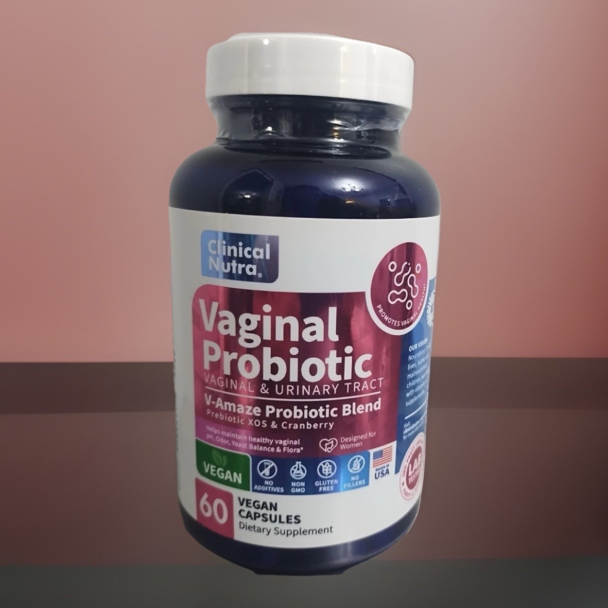 Clinical Nutra Vaginal Probiotic Women 60 Vegan Capsules 04/2026