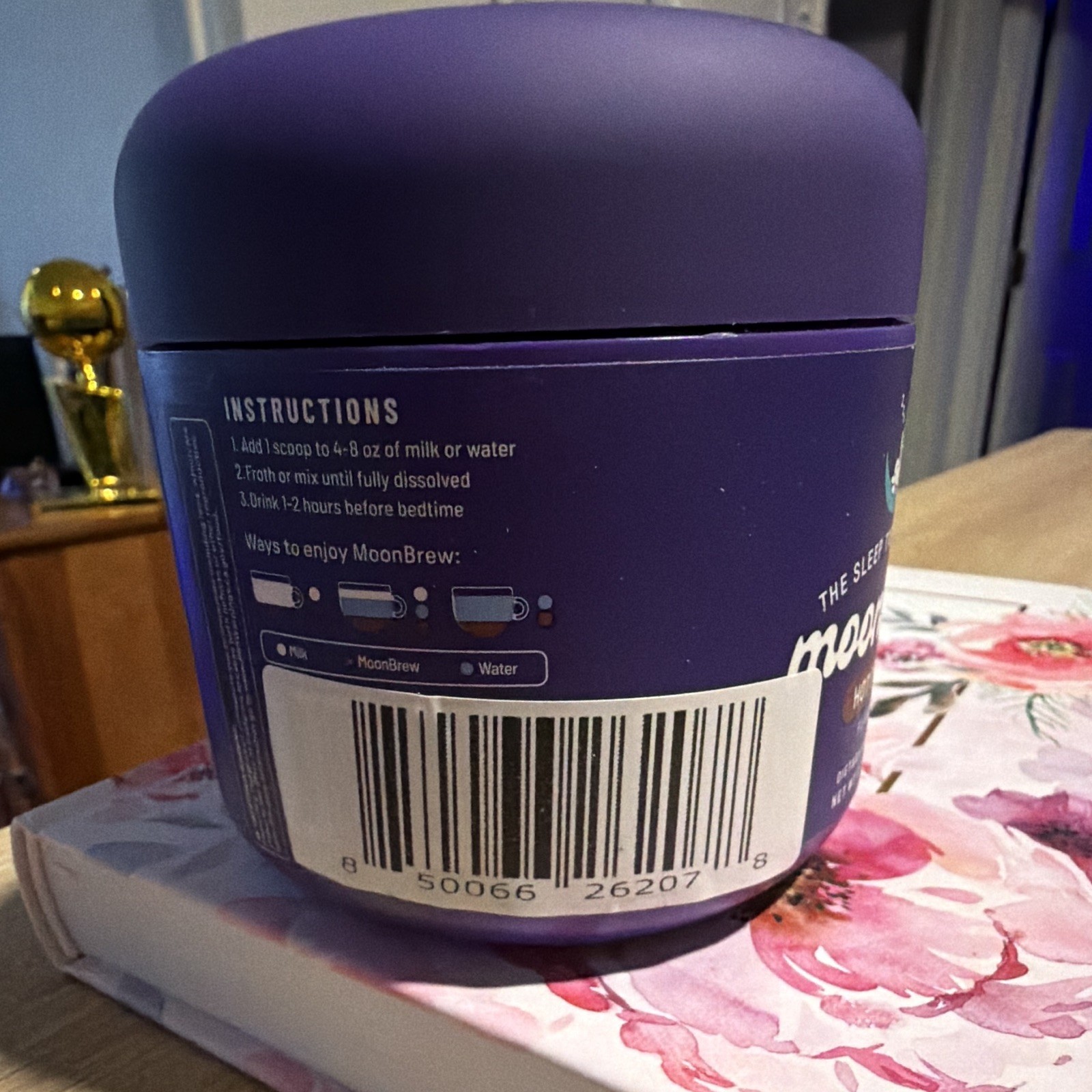 The Sleep Treat Company MoonBrew Sleep Powder Hot Cocoa 6.7oz Exp 02/2027