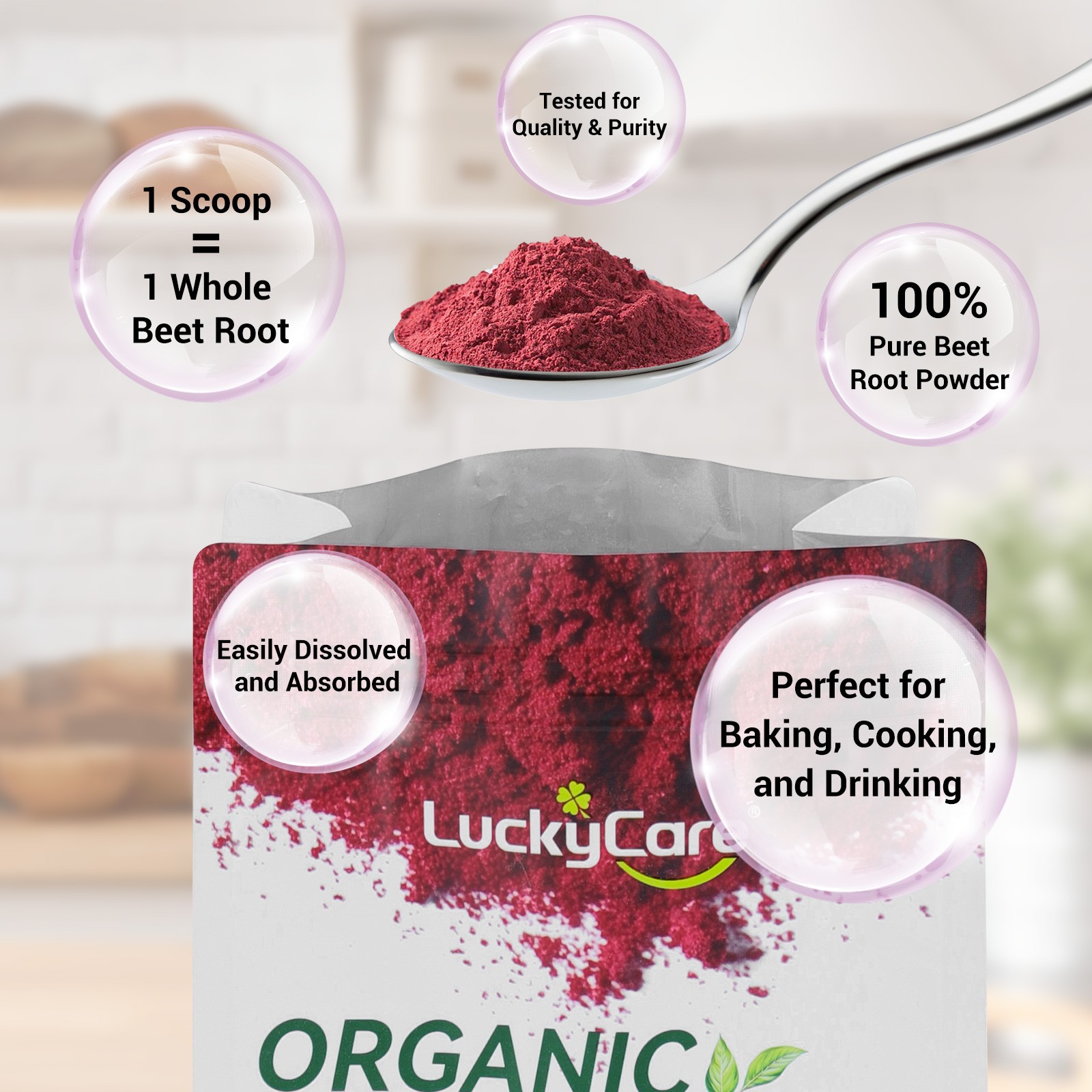 2LBs Organic Beet Root Powder Gluten Free Eye Health Carotenoids Raw Supplement