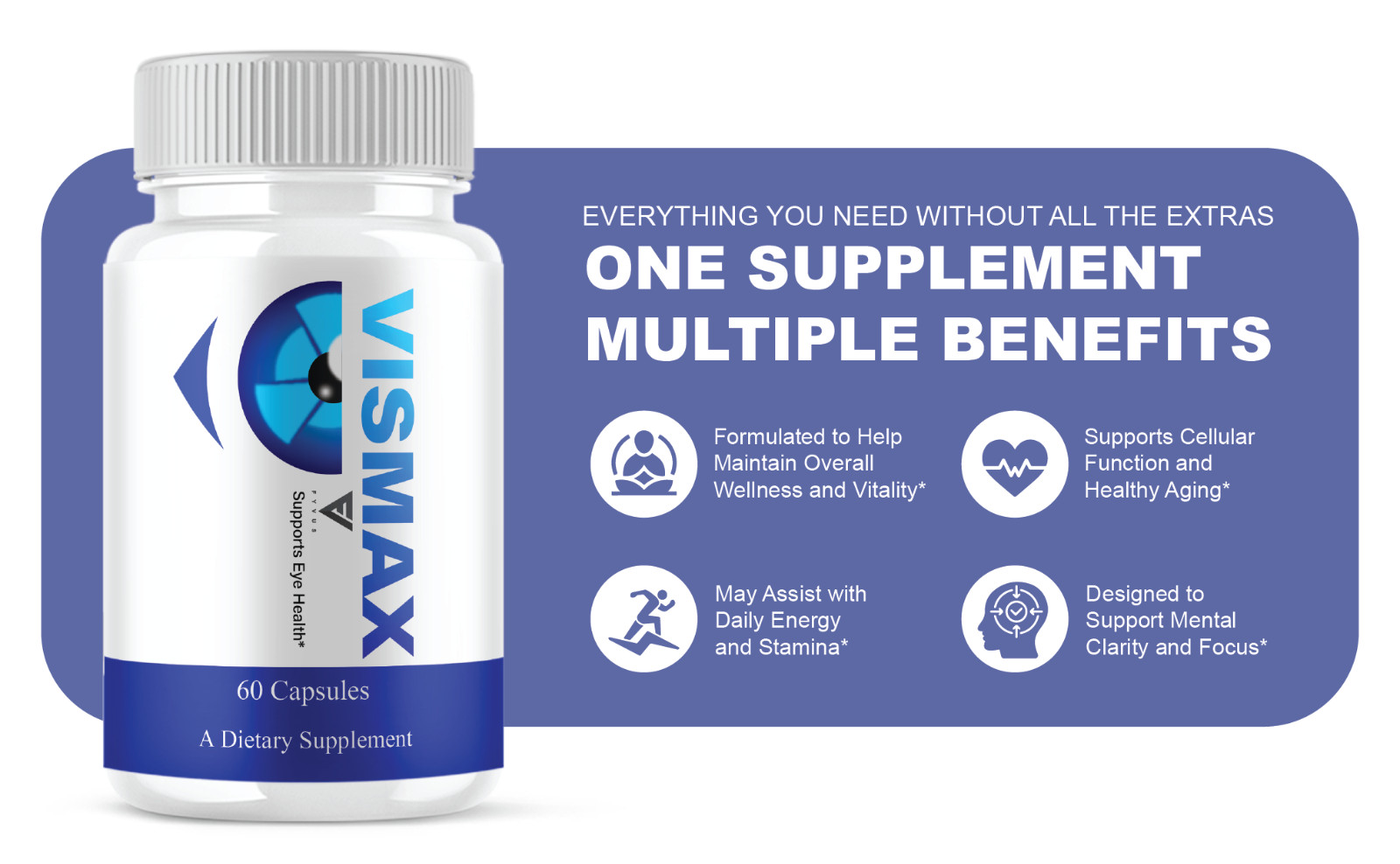 (3 Pack) VisMax Premium Eye Health Supplement, VisMaxx Advanced (180 Capsules)