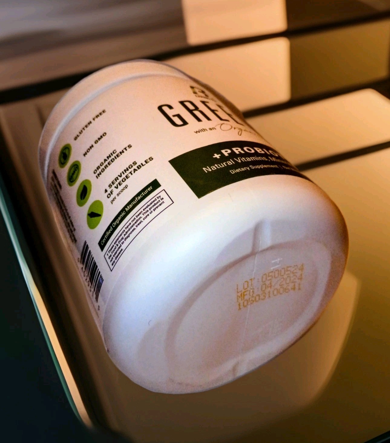 Living R3 Greens Powder +Probiotics Vegan Gluten-free Dietary Supplement 9.9 oz