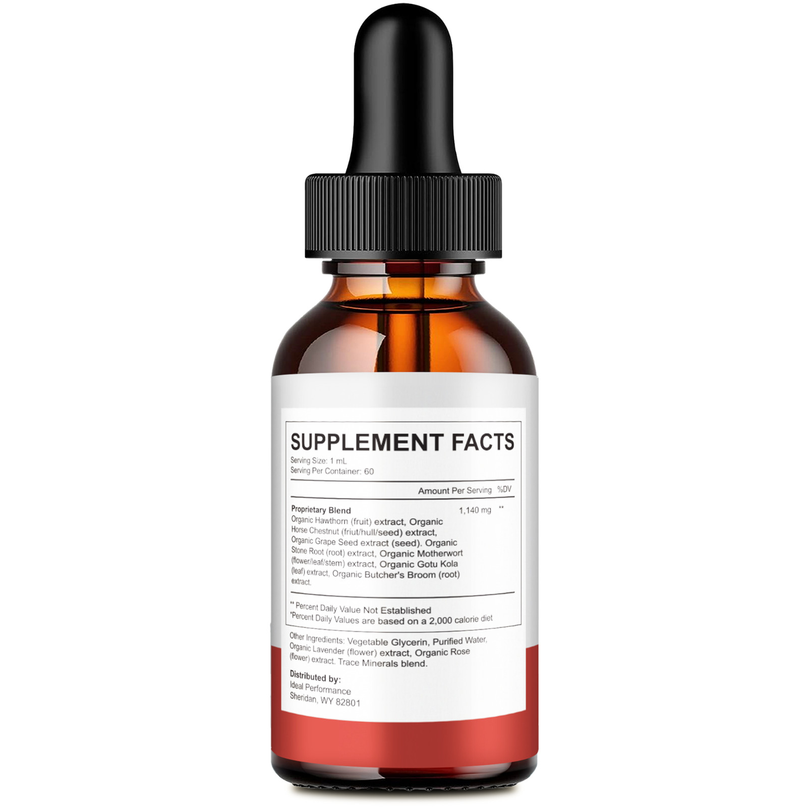 Glucia Drops, Official Glucia Supplement Drops All Natural Ingredients (1 Pack)