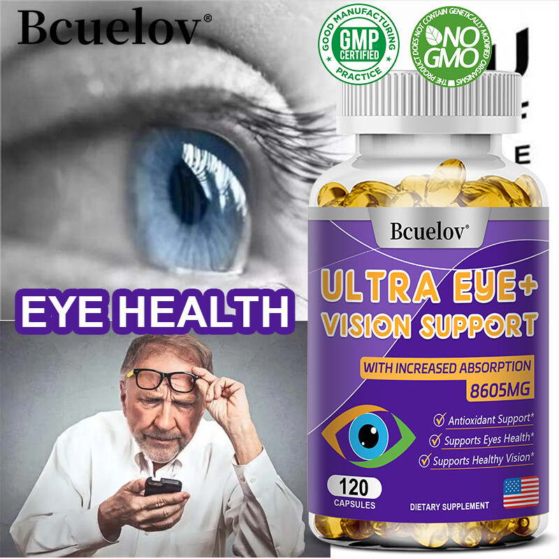 Ultra Eye+Vision Support 30 To 120 Softgels Fast Absorption Support Eye Health