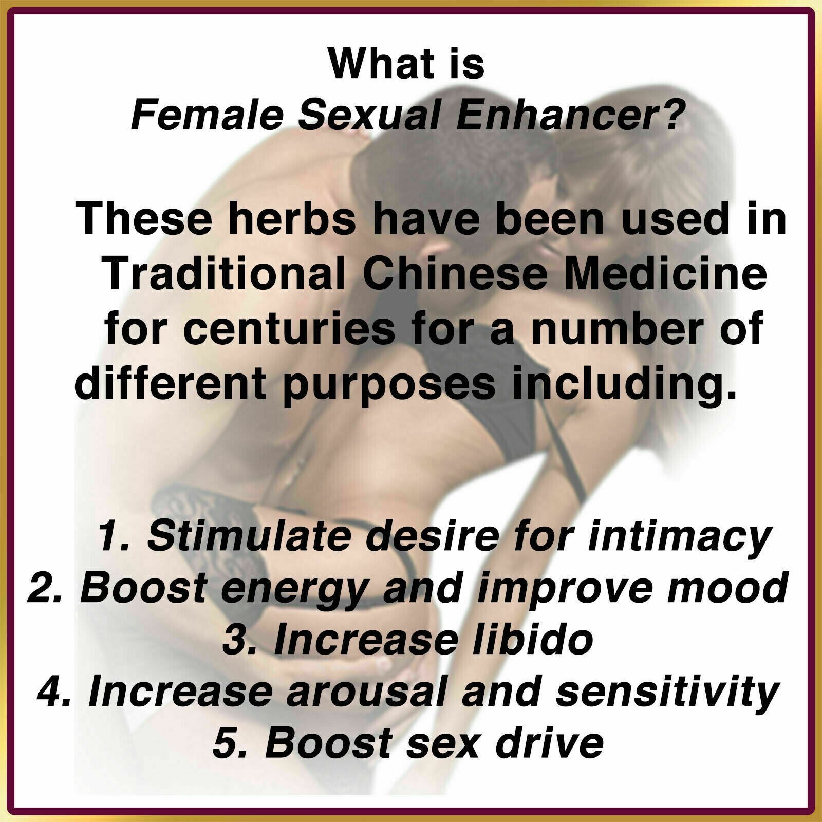 Increase Sexual Desire – FEMALE AROUSAL PILLS – Dietary Womens Health Supplement