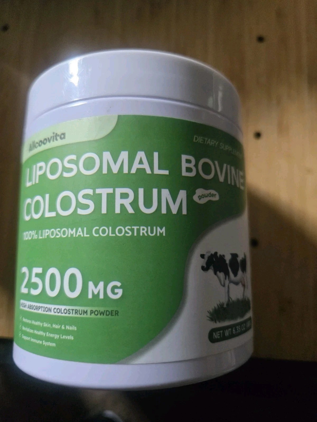 ✅️3 Lot Liposomal Bovine Colostrum Powder 2500 Mg Exp Nov 2026