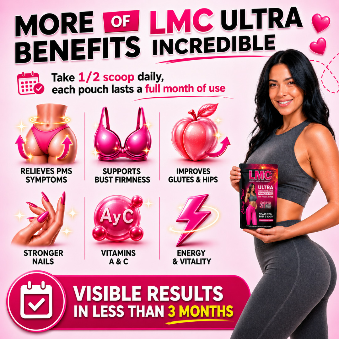 LMC: Aguaje Curvy Fruit, Maca Root + Hinojo Powder:BIGGER BUTT & BREAST in Weeks