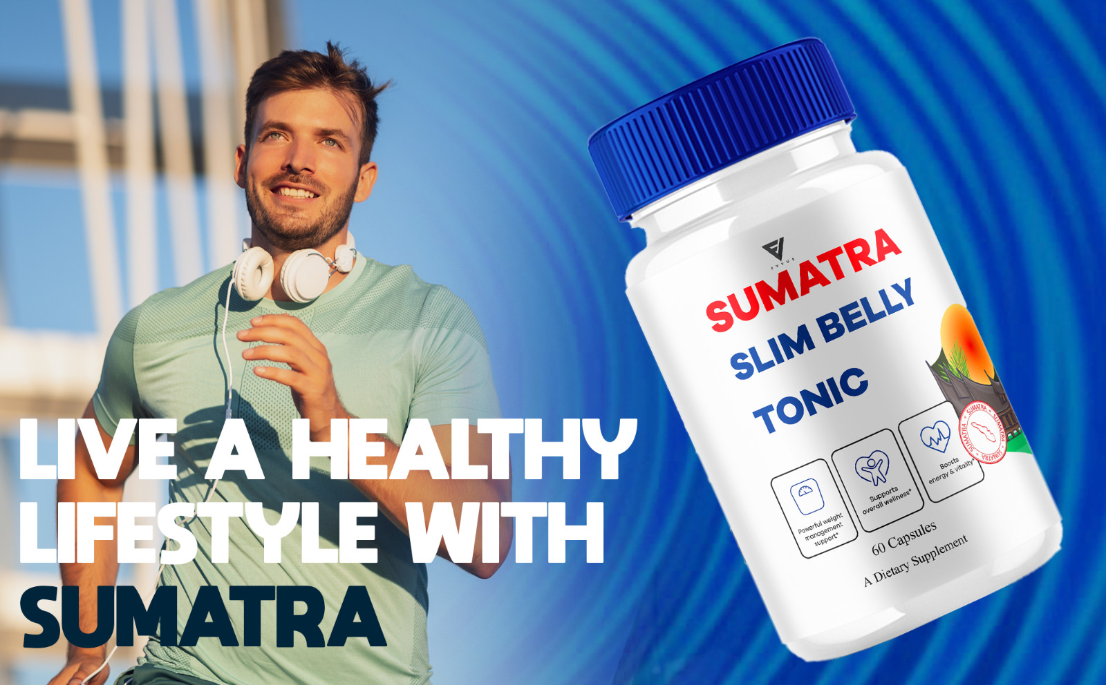 (5 Pack) Sumatra Slim Belly Tonic Capsules, Sumatra Advanced (300 Capsules)
