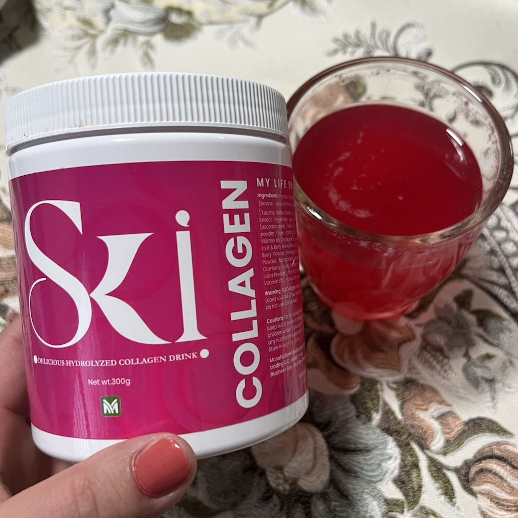 Ski Hydrolyzed Collagen Powder Drink Mix 300g for Hair, Skin & Nail Health