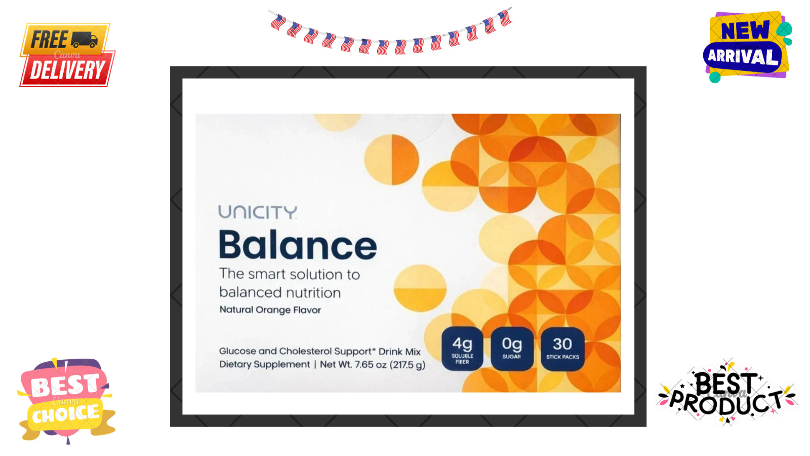 Unicity BALANCE 30 Packets/Stick ORANGE Flaour Exp 5/2/2027 Free Shipping