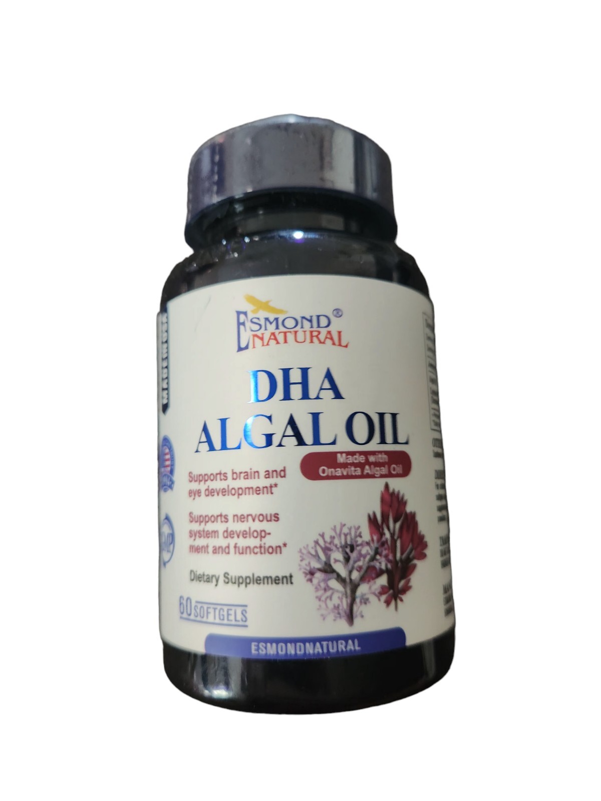 Esmond Natural DHA ALGAL OIL 60 Capsules Exp 07/2026 New/Sealed