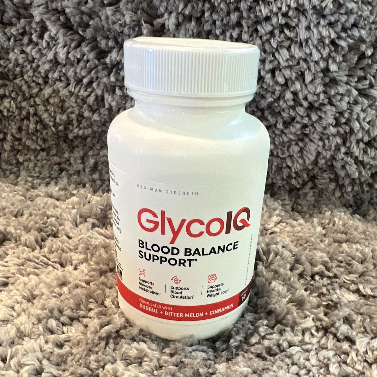 GlycolQ Blood Balance Support Capsules Blood Sugar Metabolism 60 Ct Exp 10/2027