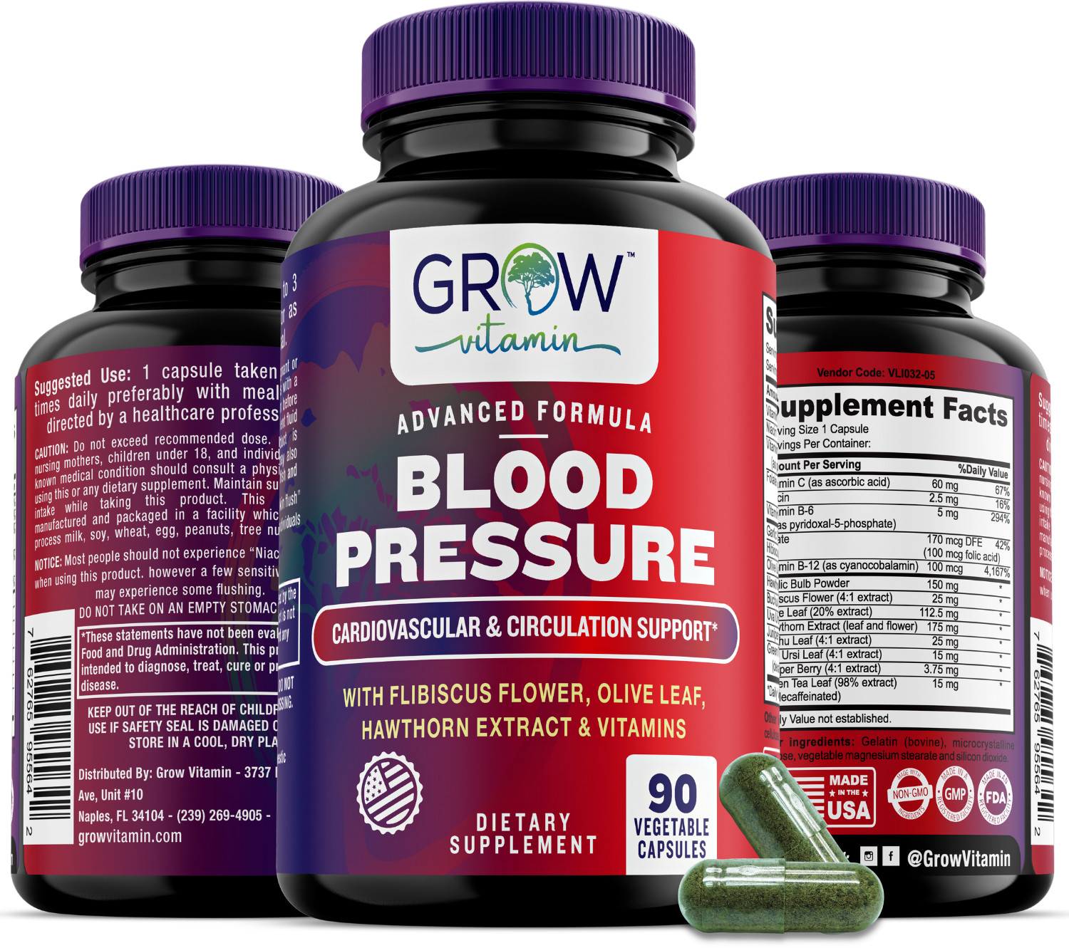 Ultimate Blood Pressure Support Heart Health Cardiovascular Circulation SUPPORT