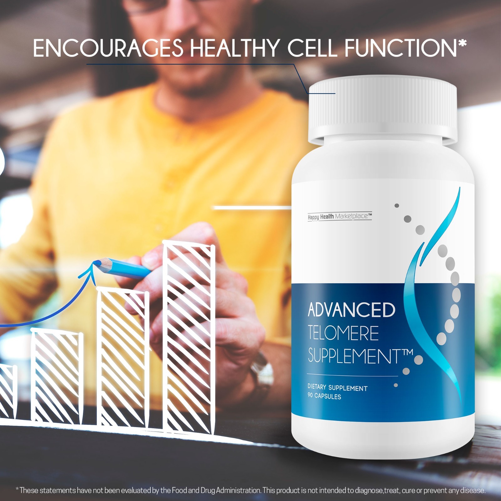 Advanced Telomere Support – Our Best Advanced Telomere Supplement – NAD Booster