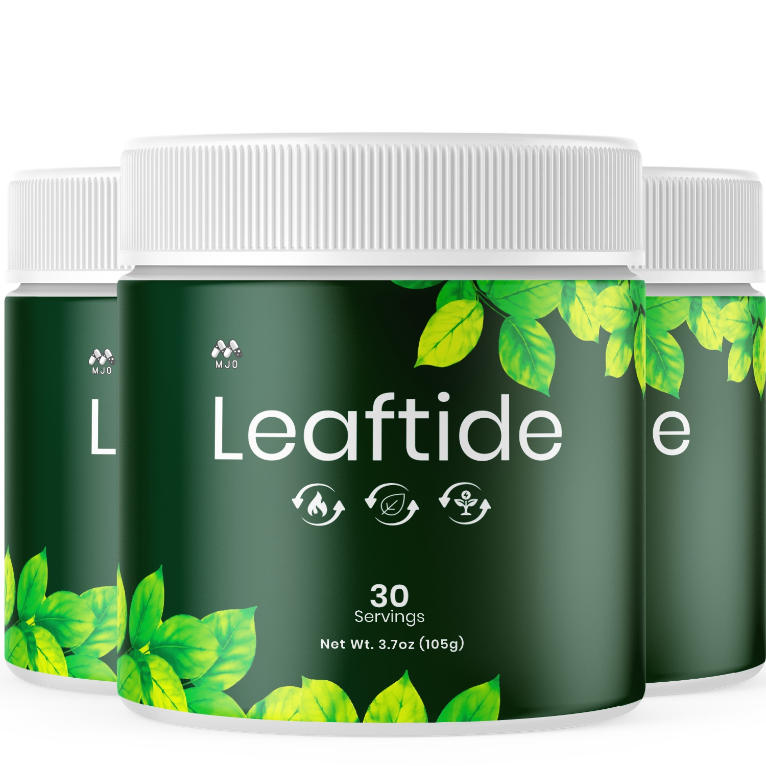 (3 Pack) Leaftide Powder Advance Weight Management Support Leaf Tide 90 Servings