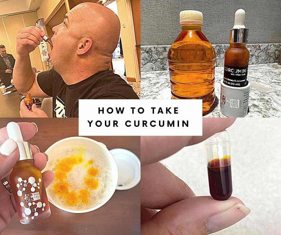 (Authorized Vidafy Rep) 4 Pack Curcumin Plus Drops With Vitamin D3 & Ginger