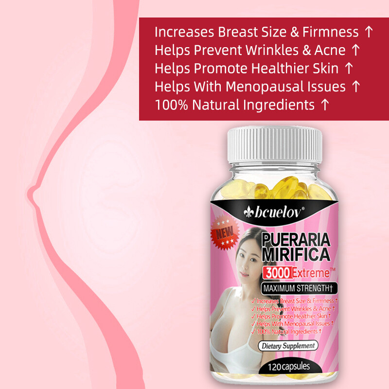 Pueraria Mirifica extractbcapsules 1,000 Mg Increases Breast Size& Firmness