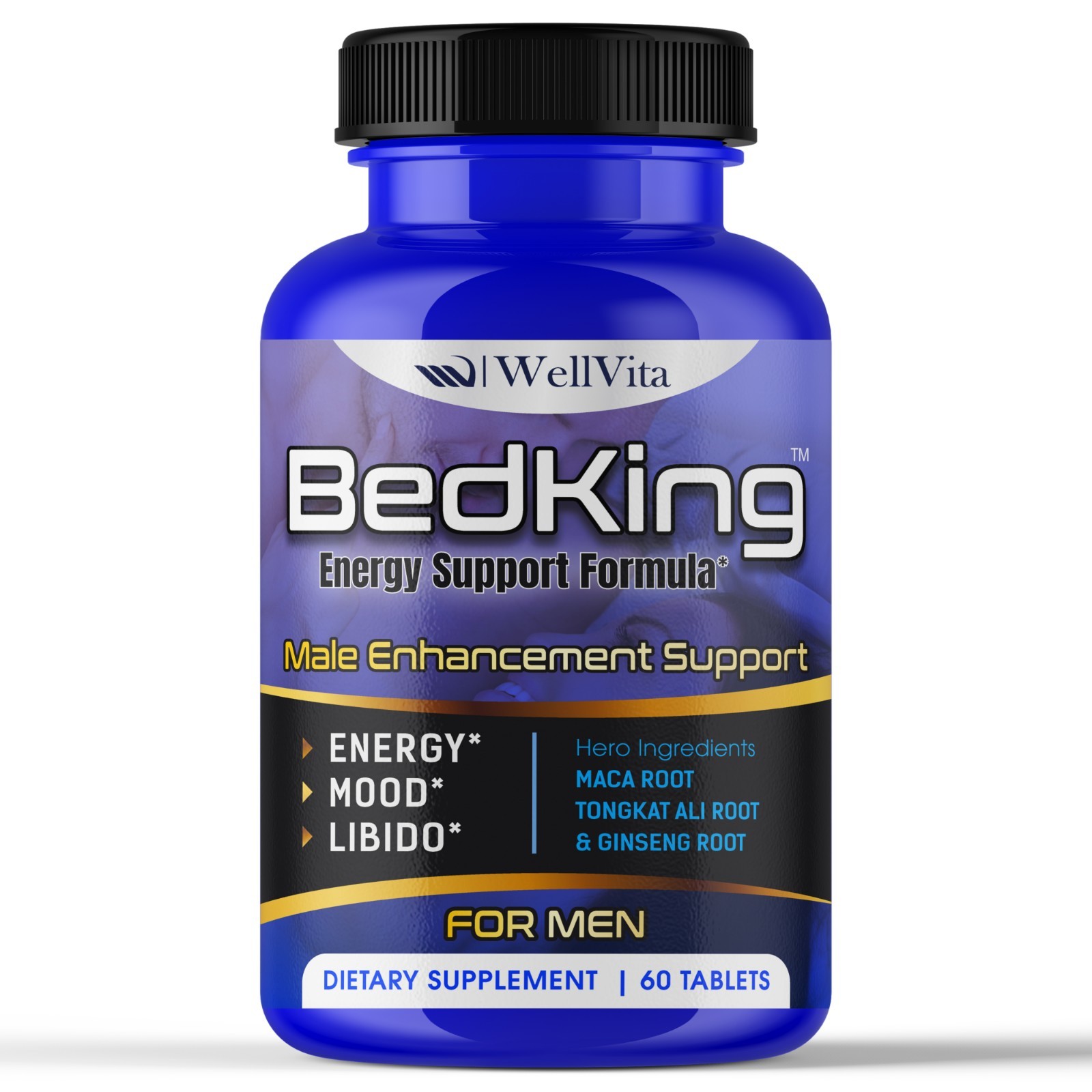 Testosterone Booster for Men Energy, Libido Enhancement Performance Pills (60)