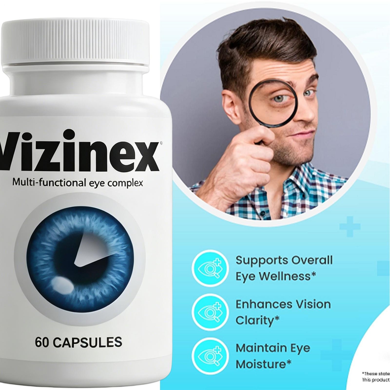 Vizinex Capsules, Premium Vision Support Formula for Eye Health Pills