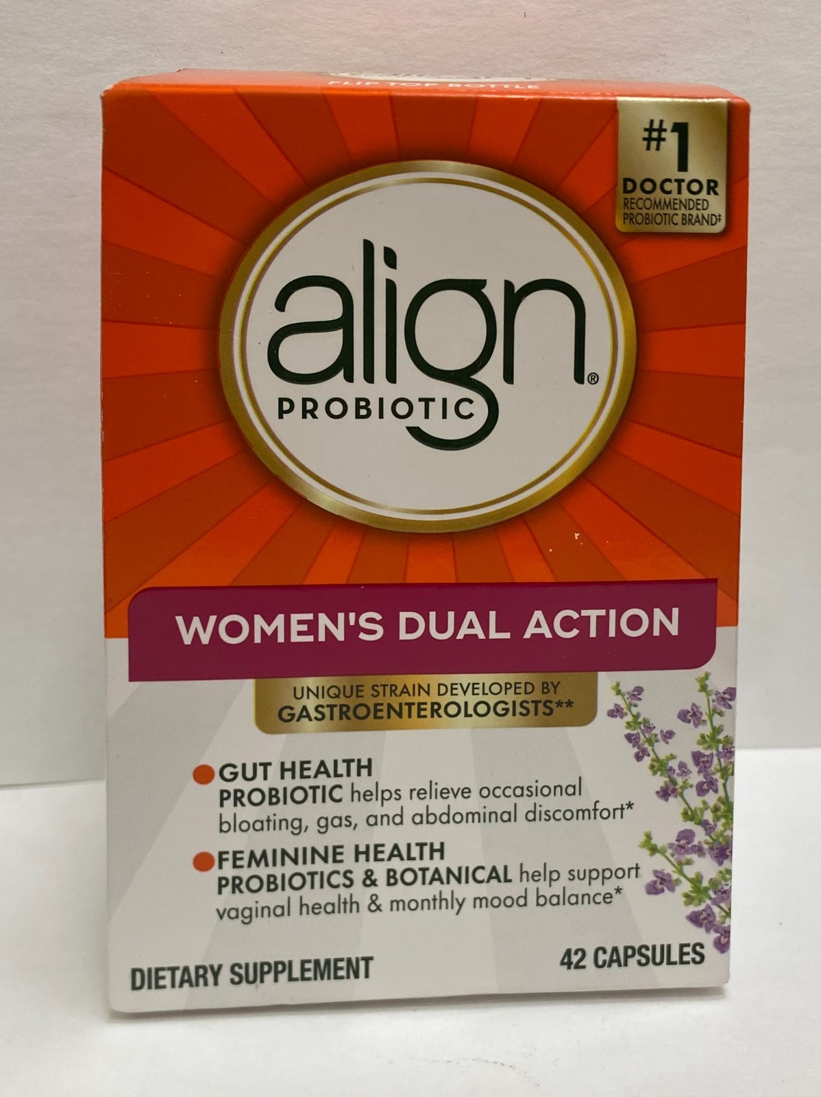 Align Probiotic Supplement Women’s Dual Action – 42 Capsules [Exp: 9/2026]