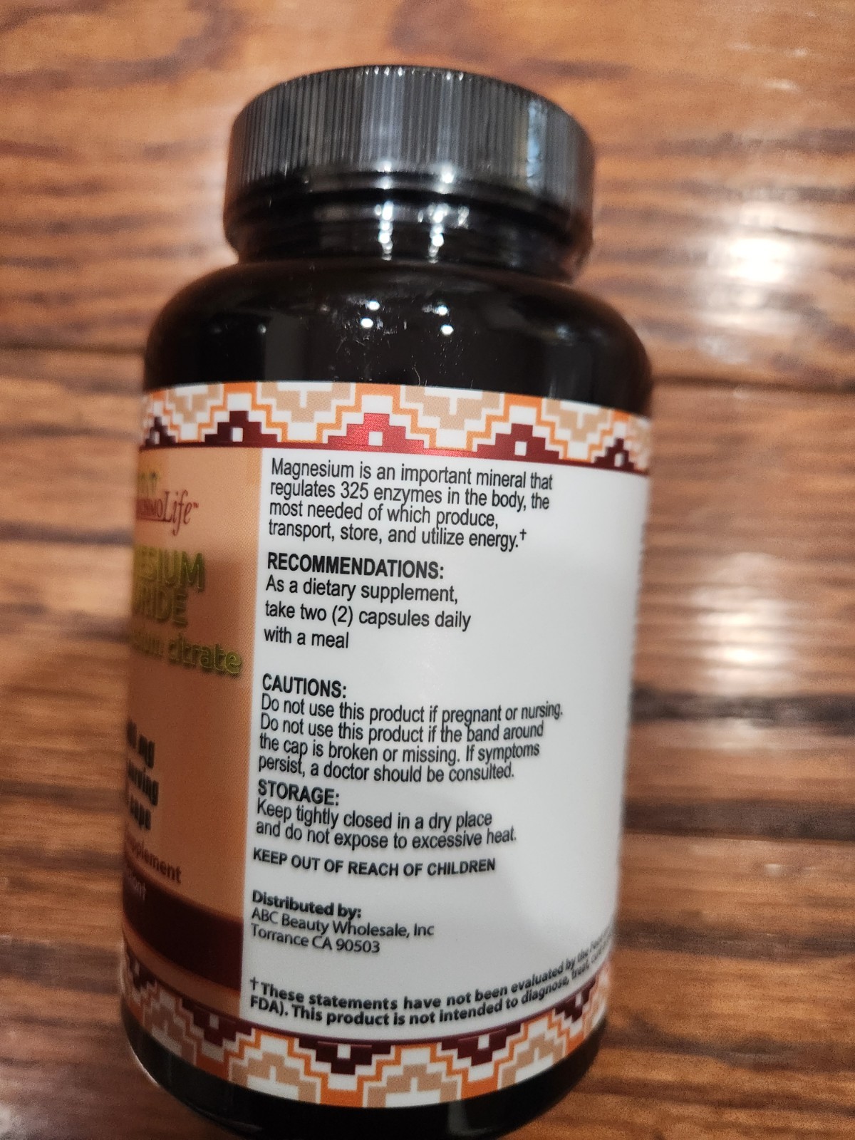 NEW HEALTHY LIVING MAGNESIUM CITRATE 1200 MG 45 CAPSULES 12/2027 NEW  & SEALED