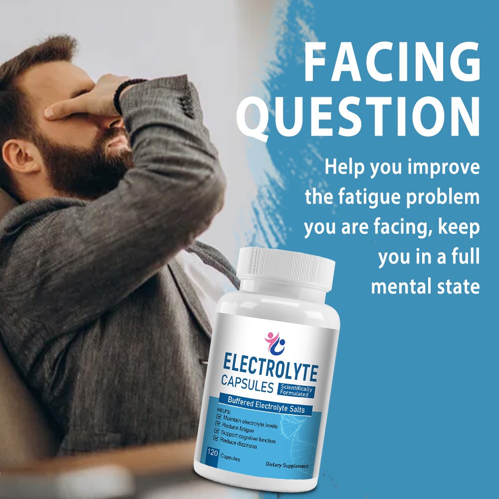 Electrolyte 30~120 Caps – For Hydration, Fatigue Relief & Daily Energy Support