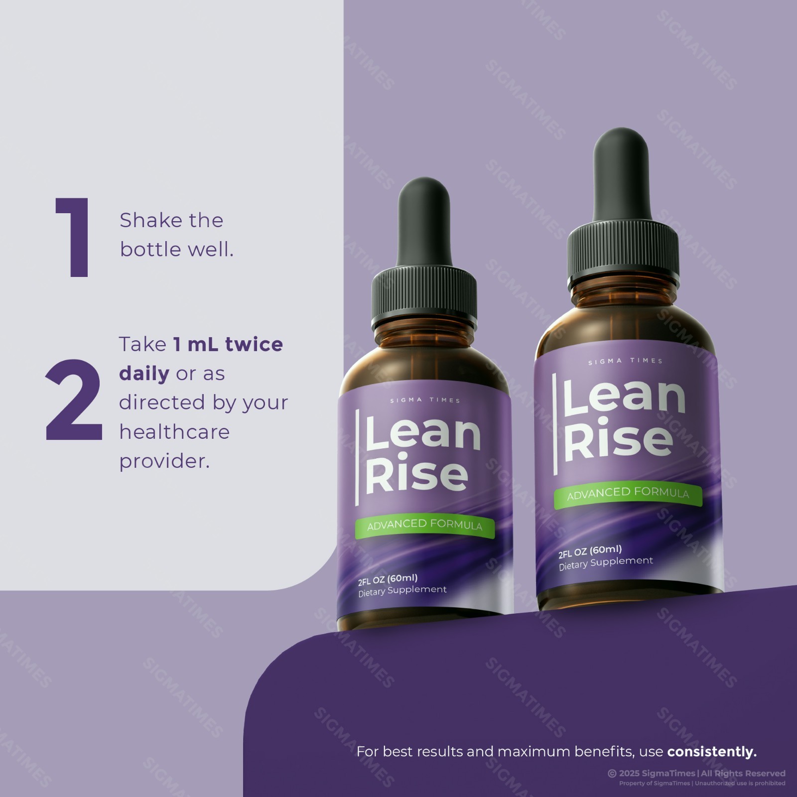LeanRise Drops, Lean Rise for Weight Management, Healthy Metabolism (30 serving)