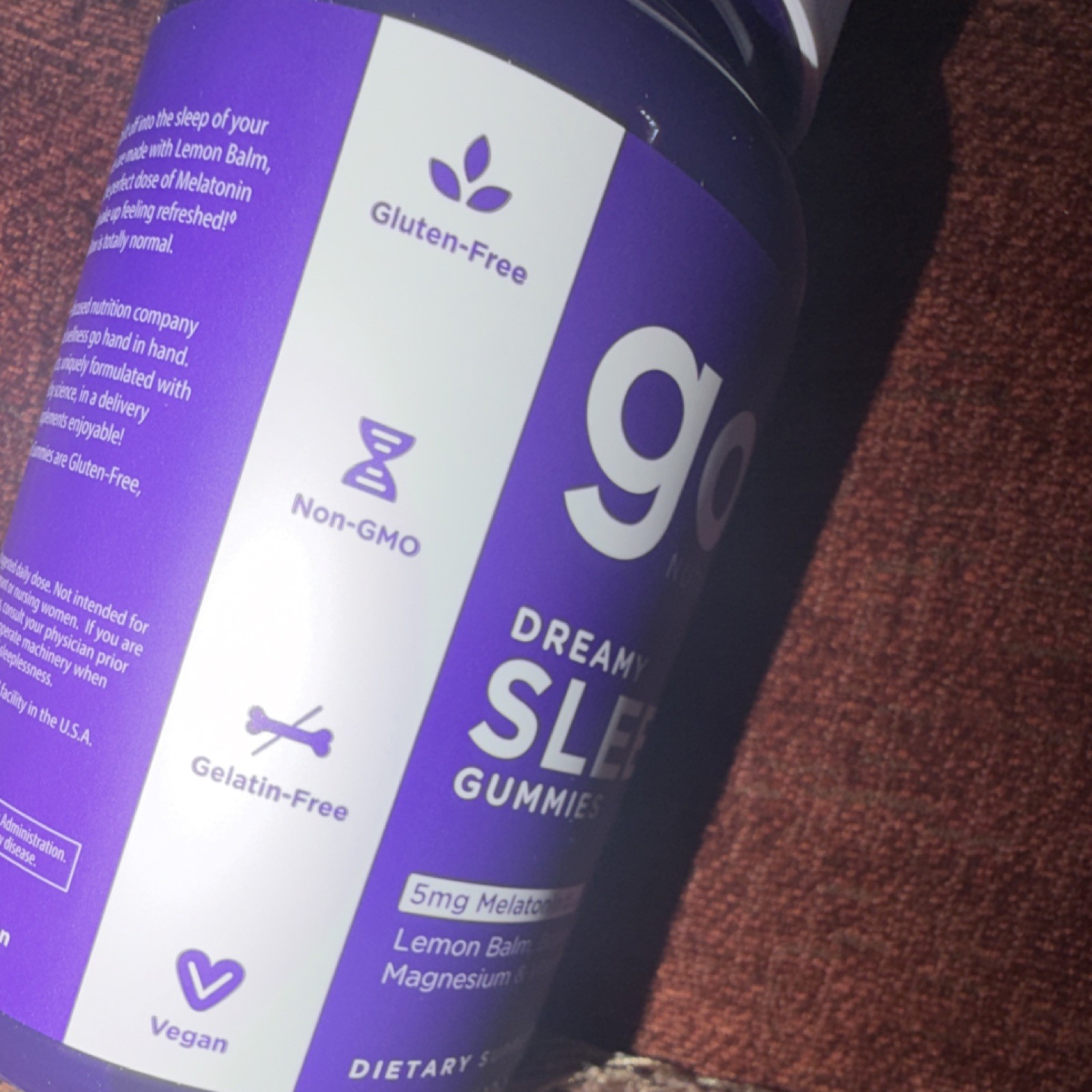 Goli Nutrition Dreamy Sleep Gummies Melatonin 60 Vegan Gluten-Free Non-GMO