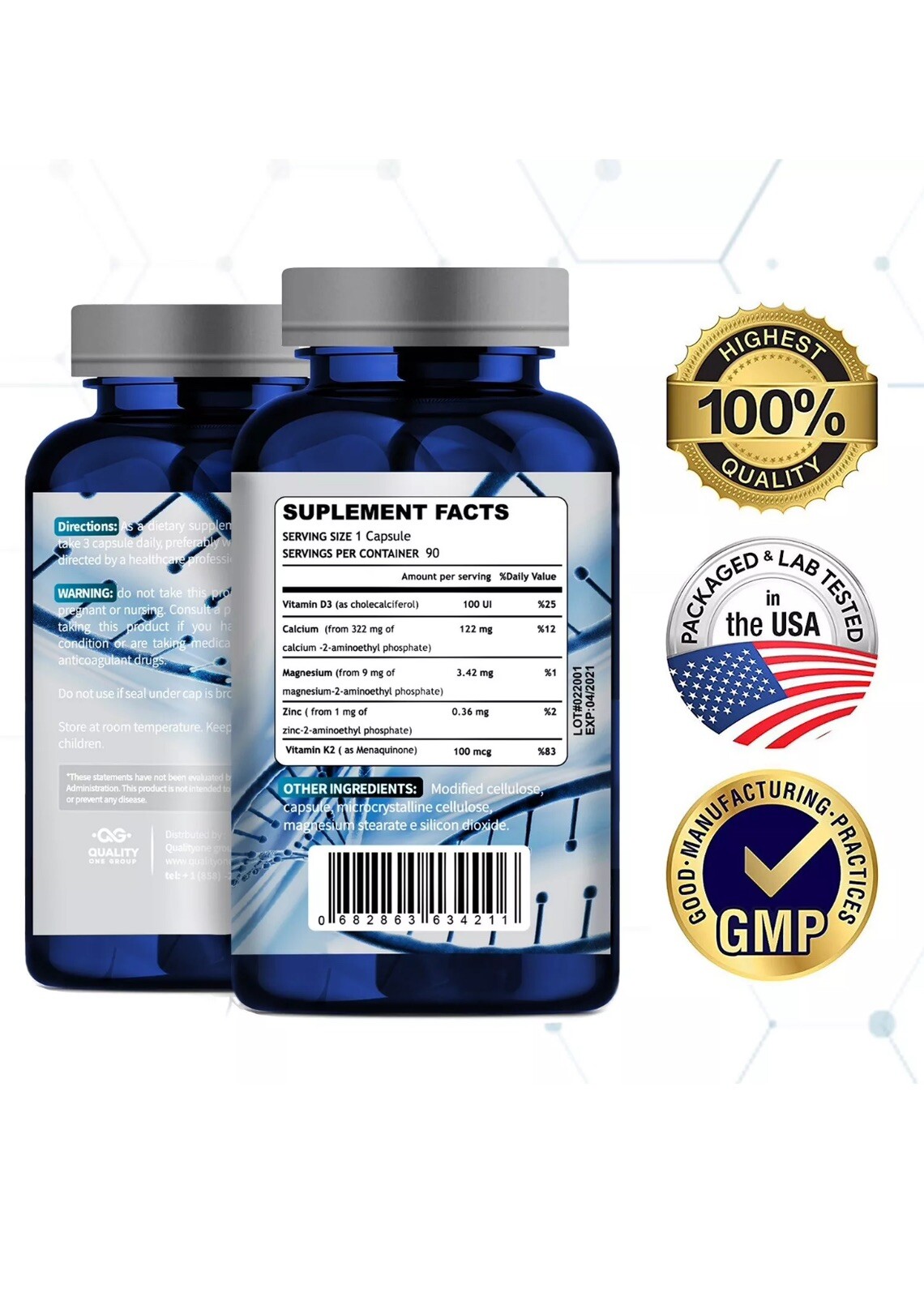 PHOSPHOETHANOLAMINE-Fosfoetanolamina – FORMULA ORIGINAL USP – MADE IN USA